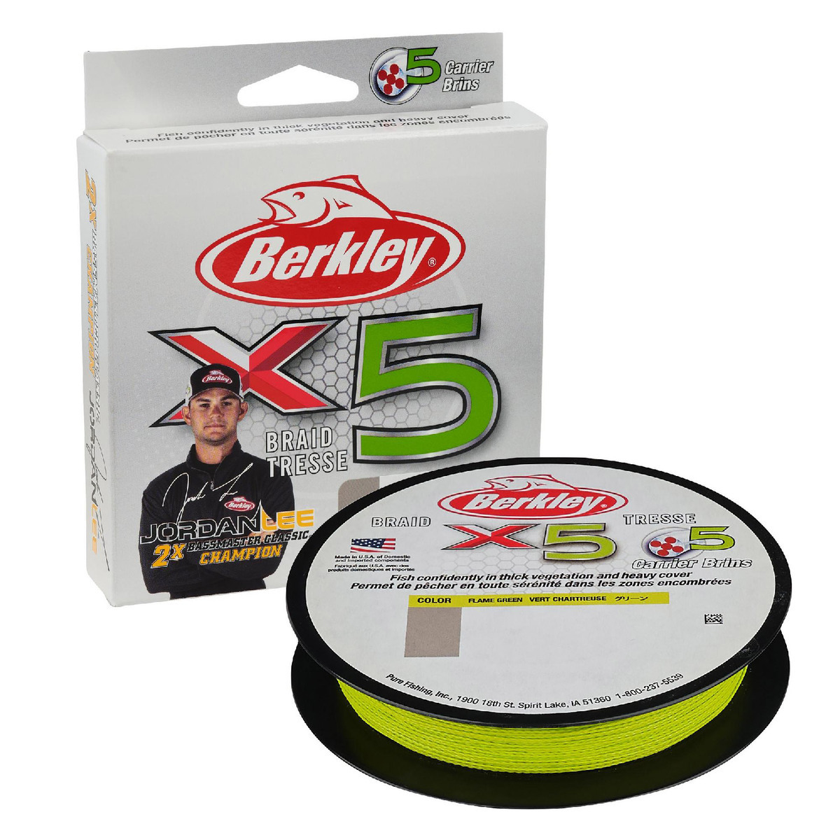 Jordan Hunting Line Berkley Jordan Lee x5 Braided Fishing Line - 2188yds | Sportsman's ...