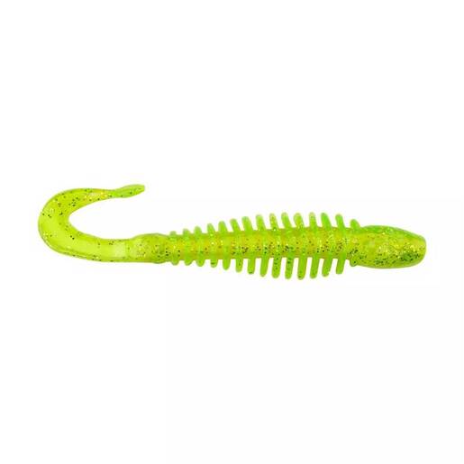Berkley PowerBait Curly Bones Worm – 3in – Electric Blue/White