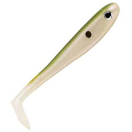 Berkley PowerBait Hollow Belly Paddle Tail Swimbait - Pearl White