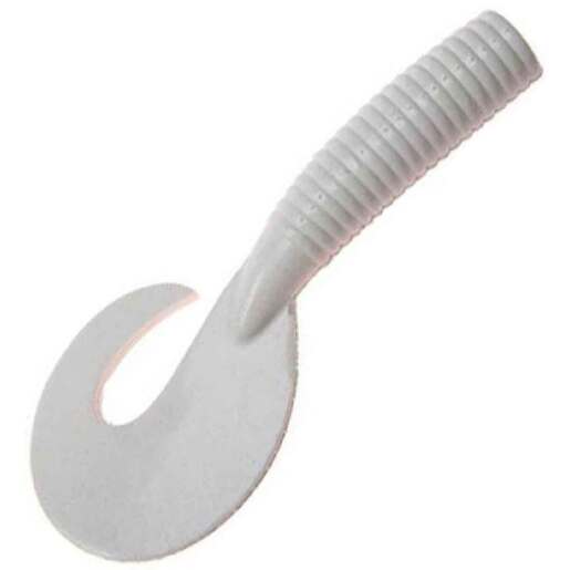 Berkley Powerbait Inshore Grub Saltwater Soft Bait – White – Soft Baits