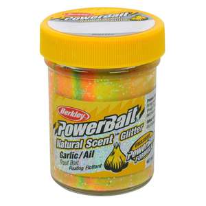 Berkley PowerBait Natural Scent Trout Dough Bait - Glitter Rainbow, 1-3/4oz