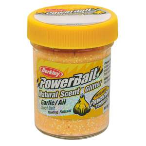 Berkley PowerBait Natural Scent Trout Dough Bait - Glitter Yellow, 1-3/4oz