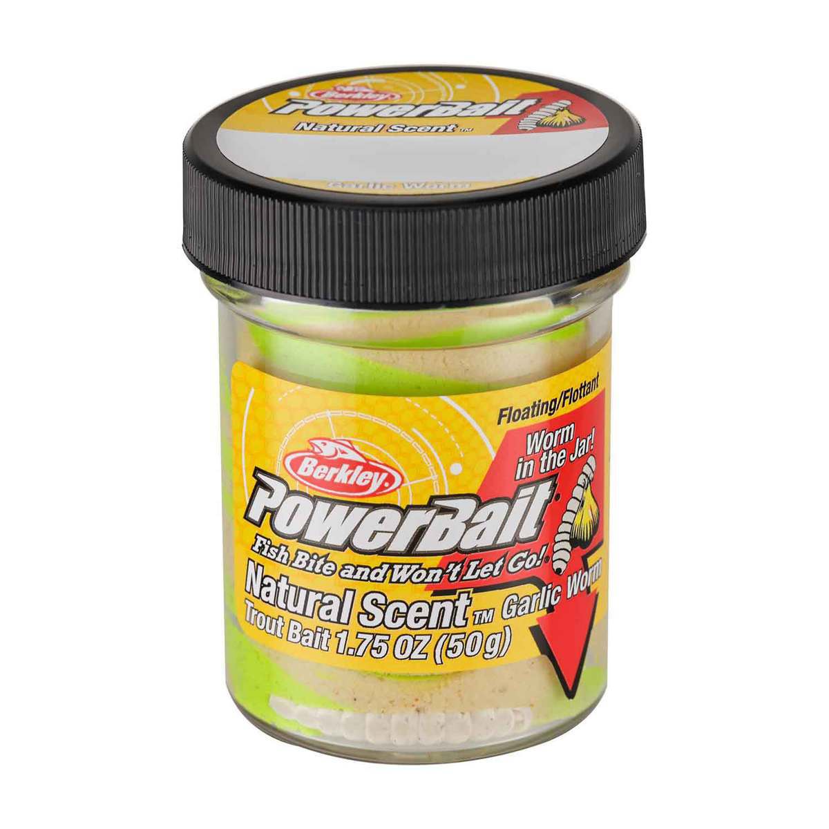 Berkley PowerBait Natural Scent Trout Dough Bait - Tequila Lime, Garlic and Worm - Tequila Lime 1-3/4oz Berkley PowerBait Natural Scent Trout Dough Bait - Tequila Lime, Garlic and Worm - Tequila Lime 1-3/4oz