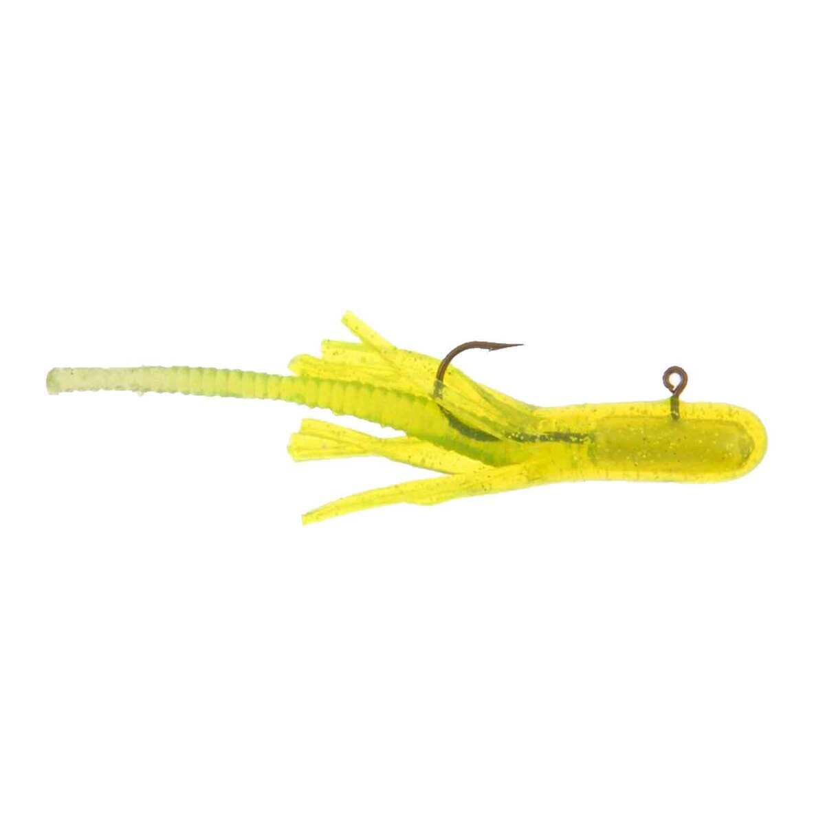 Berkley PowerBait Pre-Rigged Atomic Teasers Tube Bait - Chartreuse Silver Fleck, 1/32oz, 3pk - Chartreuse Silver Fleck Berkley PowerBait Pre-Rigged Atomic Teasers Tube Bait - Chartreuse Silver Fleck, 1/32oz, 3pk - Chartreuse Silver Fleck