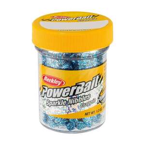 Berkley PowerBait Sparkle Crappie Nibbles Dough Bait - Platinum, 1.2oz