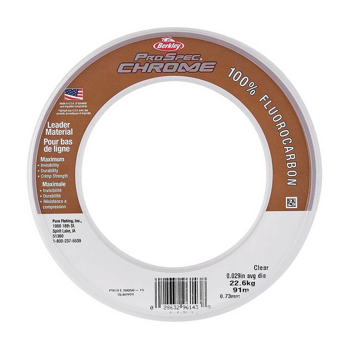 Berkley Trilene 100% Fluorocarbon Leader 0.18MM 50M CLR - Foto 3