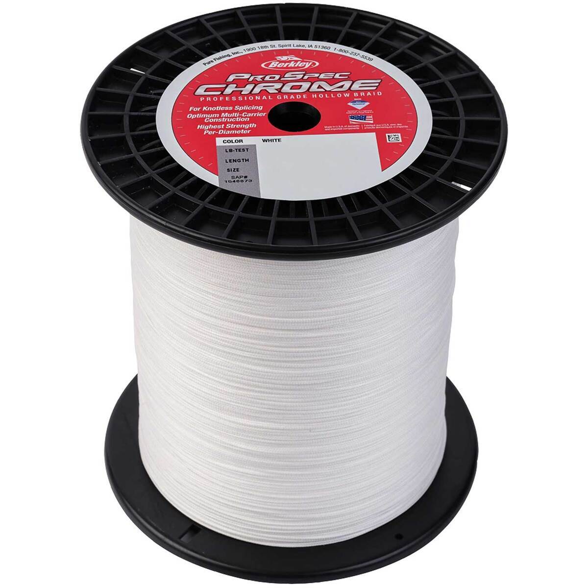 Berkley ProSpec Chrome Premium Hollow Braid Berkley ProSpec Chrome Premium Hollow Braid