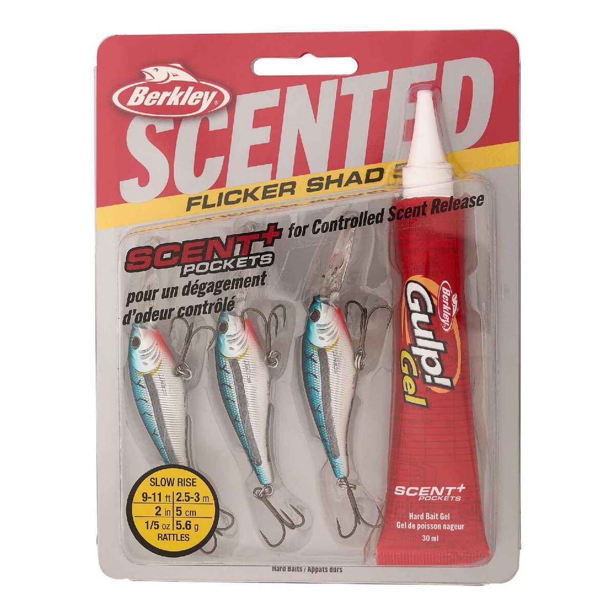 Berkley Scented Flicker Shad Pro Pack Crankbait Kit - Blue Tiger, 3/16oz, 2in, 9-11ft - Blue Tiger Berkley Scented Flicker Shad Pro Pack Crankbait Kit - Blue Tiger, 3/16oz, 2in, 9-11ft - Blue Tiger