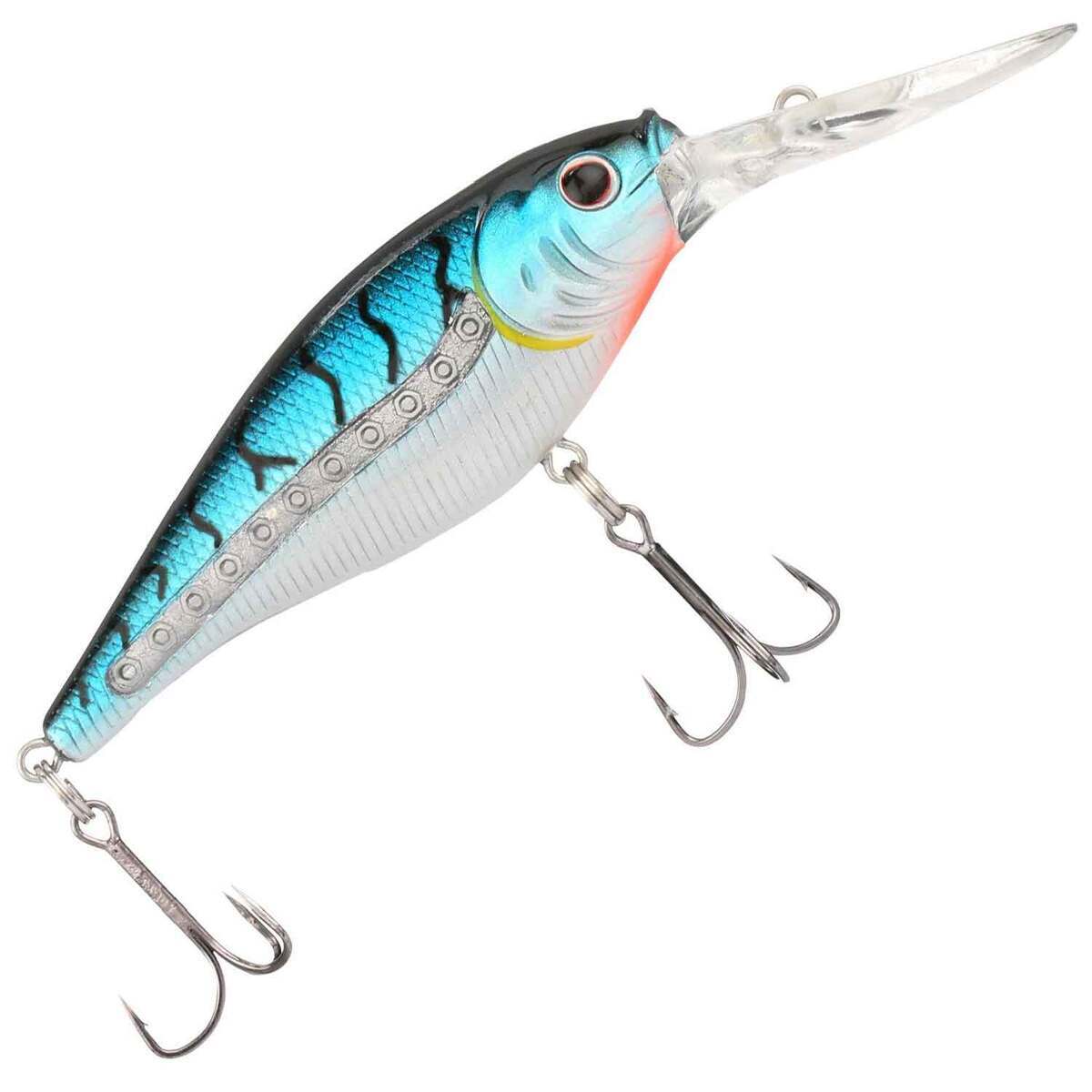 Berkley Scented Flicker Shad Pro Pack Crankbait Kit - Blue Tiger, 3/16oz, 2in, 9-11ft - Blue Tiger Berkley Scented Flicker Shad Pro Pack Crankbait Kit - Blue Tiger, 3/16oz, 2in, 9-11ft - Blue Tiger
