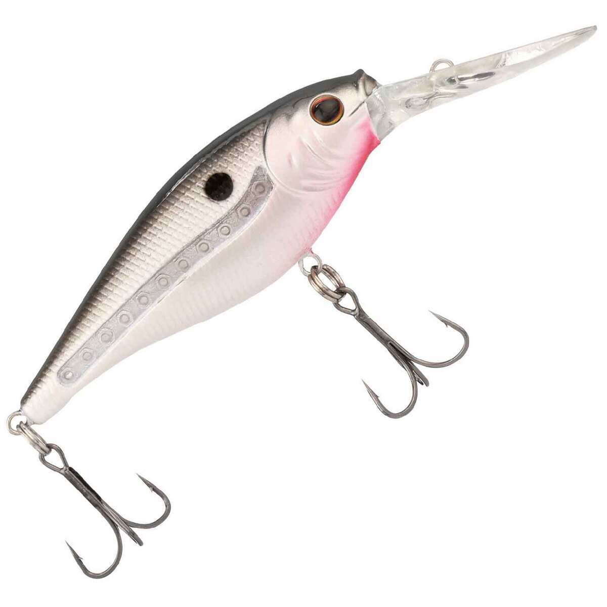 Berkley Scented Flicker Shad Pro Pack Crankbait Kit - Pearl White, 5/16oz, 2-3/4in, 11-13ft - Pearl White 6 Berkley Scented Flicker Shad Pro Pack Crankbait Kit - Pearl White, 5/16oz, 2-3/4in, 11-13ft - Pearl White 6