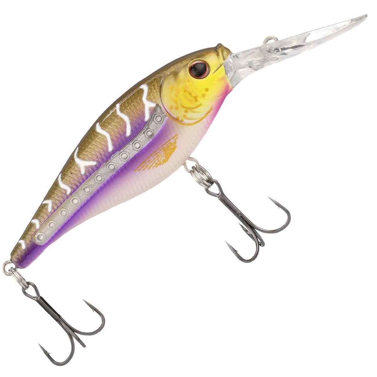 Berkley Scented Flicker Shad Pro Pack Crankbait Kit - Purple Tiger, 3/16oz, 2in, 9-11ft - Purple Tiger Berkley Scented Flicker Shad Pro Pack Crankbait Kit - Purple Tiger, 3/16oz, 2in, 9-11ft - Purple Tiger