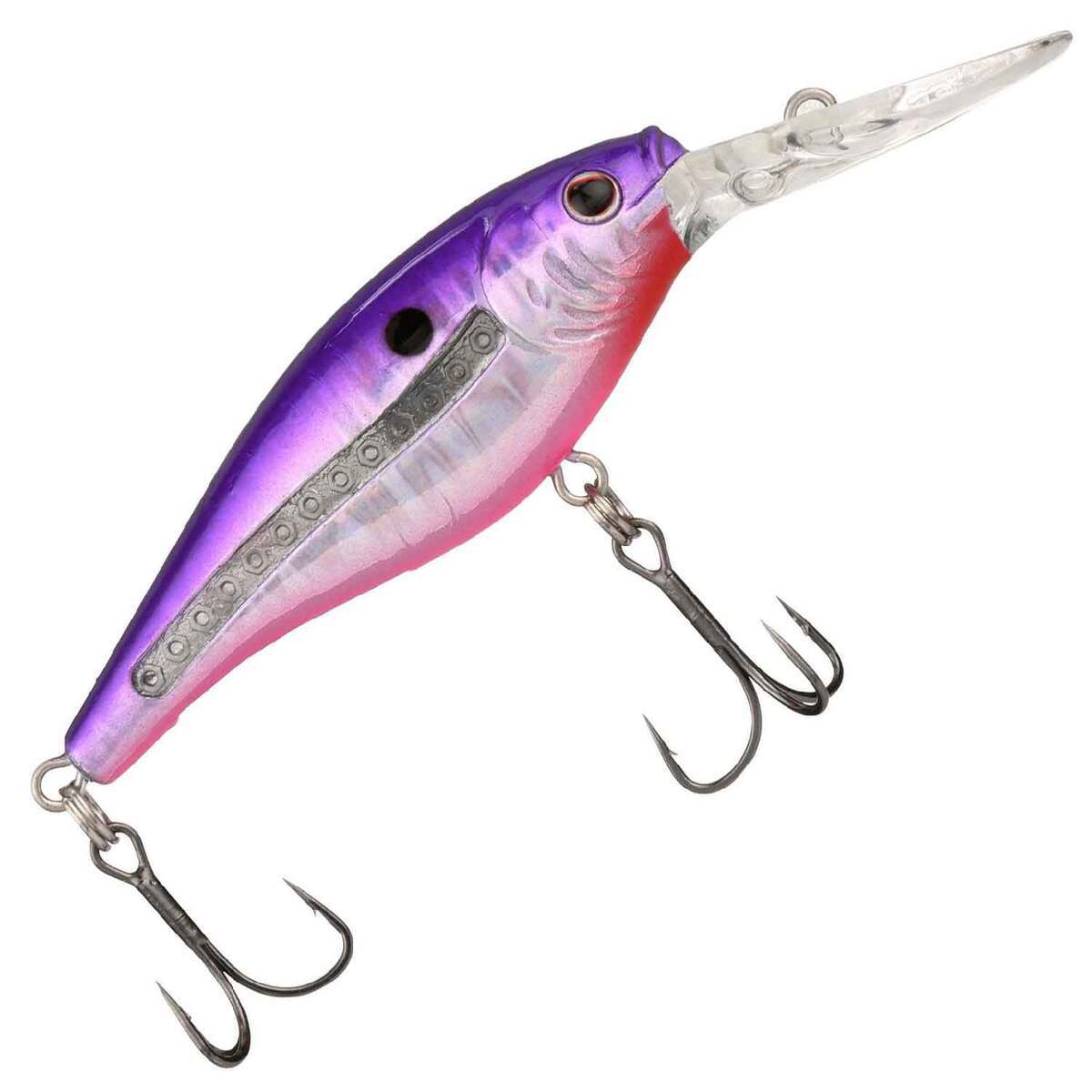 Berkley Scented Flicker Shad Pro Pack Crankbait Kit - Slick Purple Candy, 5/16oz, 2-3/4in, 11-13ft - Slick Purple Candy 6 Berkley Scented Flicker Shad Pro Pack Crankbait Kit - Slick Purple Candy, 5/16oz, 2-3/4in, 11-13ft - Slick Purple Candy 6