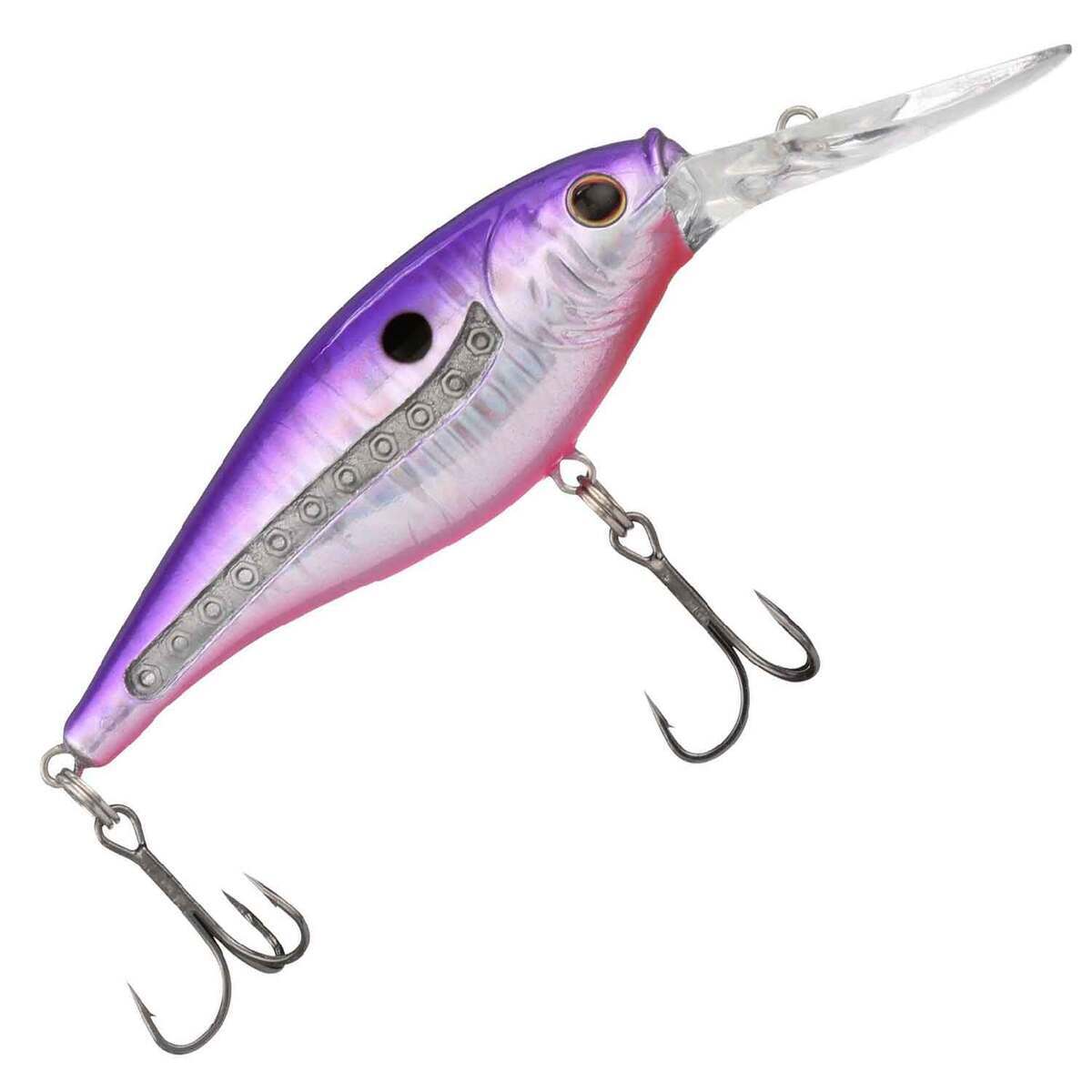Berkley Scented Flicker Shad Pro Pack Crankbait Kit - Slick Purple Candy, 5/16oz, 2-3/4in, 11-13ft - Slick Purple Candy 6 Berkley Scented Flicker Shad Pro Pack Crankbait Kit - Slick Purple Candy, 5/16oz, 2-3/4in, 11-13ft - Slick Purple Candy 6