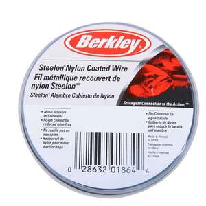 Berkley Steelon Nylon Coated Wire Black - 30ft 45 lb