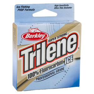 Berkley Trilene 100% Fluorocarbon Ice Fishing Line - Clear, 6lb, 75yd