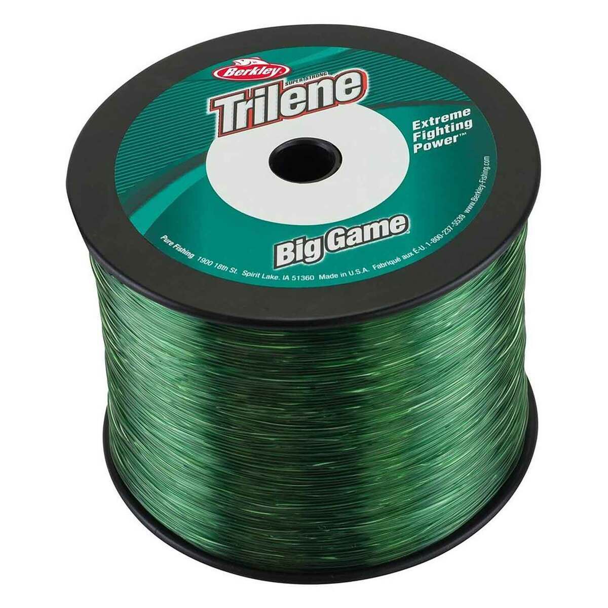Berkley Trilene Big Game Monofilament Fishing Line - 12lb, Green, 4700yds - Green Berkley Trilene Big Game Monofilament Fishing Line - 12lb, Green, 4700yds - Green