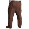 Berne Men's Heartland Washed Duck Relaxed Fit Work Pants - Bark - 64X32 - Bark 64X32