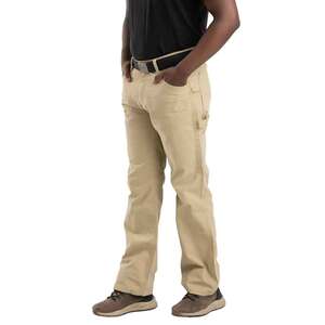 Berne Men's Heartland Washed Duck Relaxed Fit Work Pants - Timber Khaki - 66X30