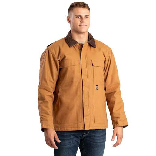 Berne Men's Heritage Duck Chore Insulated Jacket - Brown Duck XXL