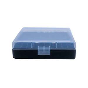Berry's Bullets 001 9mm Luger/380 Auto (ACP) Ammo Box - 100 Rounds - Clear/Black
