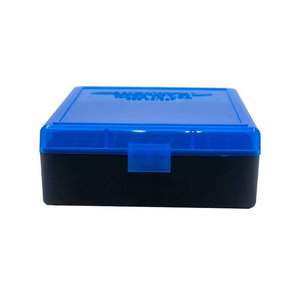 Berry's Bullets 003 38 Special/357 Magnum Ammo Box - 100 Rounds - Blue/Black
