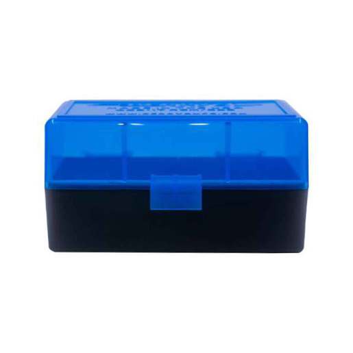 Berry’s Bullets 405 223 Remington/5.56mm NATO Ammo Box – 50 Rounds – Blue/Black – Blue/Black