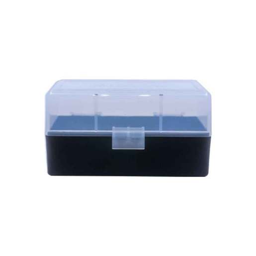Berry’s Bullets 405 223 Remington/5.56mm NATO Ammo Box – 50 Rounds – Clear/Black – Clear/Black