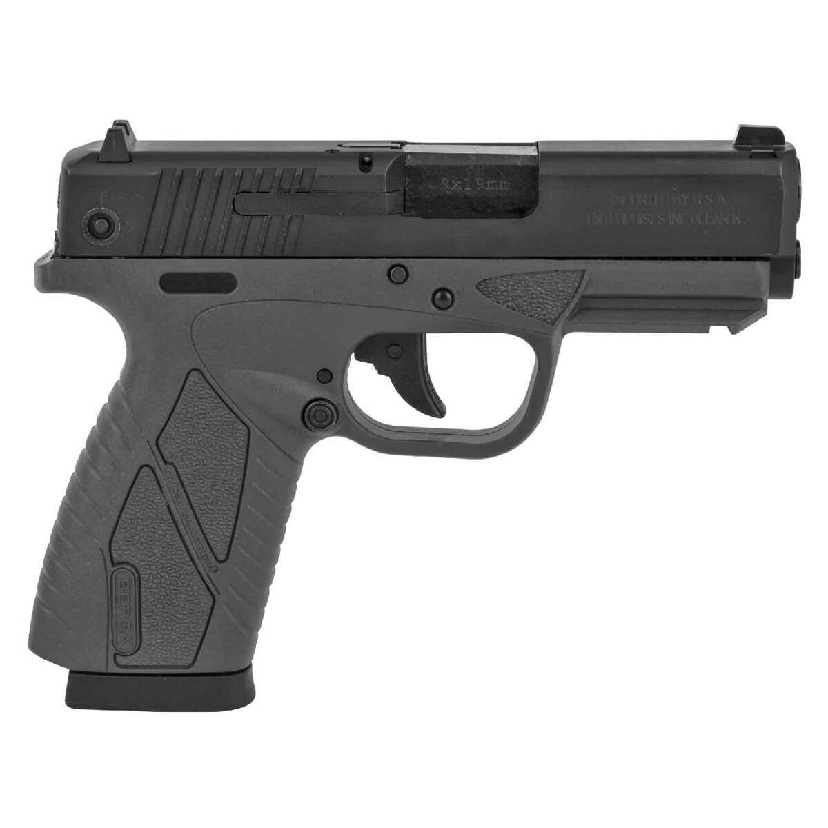 Bersa BP9 Concealed Carry 9mm Luger 3.3in Grey/Black Pistol - 8+1 Rounds - Gray Bersa BP9 Concealed Carry 9mm Luger 3.3in Grey/Black Pistol - 8+1 Rounds - Gray