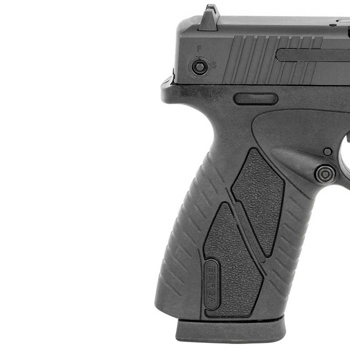 Bersa BPCC 9mm Luger 3.3in Black Pistol - 8+1 Rounds - Black Bersa BPCC 9mm Luger 3.3in Black Pistol - 8+1 Rounds - Black