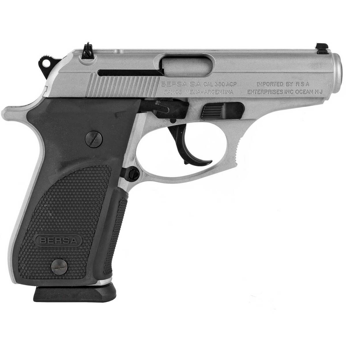 Bersa Thunder 380 Plus 380 Auto (ACP) 3.5in Anodized Steel/Black Pistol - 15+1 Rounds - Gray Bersa Thunder 380 Plus 380 Auto (ACP) 3.5in Anodized Steel/Black Pistol - 15+1 Rounds - Gray