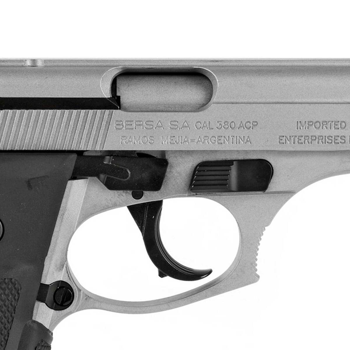 Bersa Thunder 380 Plus 380 Auto (ACP) 3.5in Anodized Steel/Black Pistol - 15+1 Rounds - Gray Bersa Thunder 380 Plus 380 Auto (ACP) 3.5in Anodized Steel/Black Pistol - 15+1 Rounds - Gray