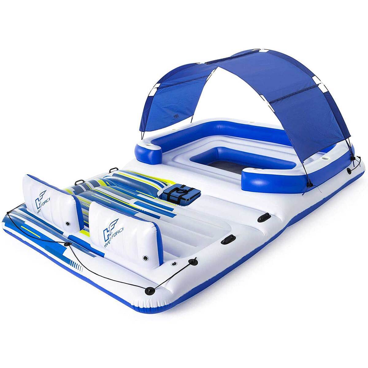 Bestway Hydro Force Tropical Breeze Island 6 Person Raft - White/Blue/Yellow Bestway Hydro Force Tropical Breeze Island 6 Person Raft - White/Blue/Yellow