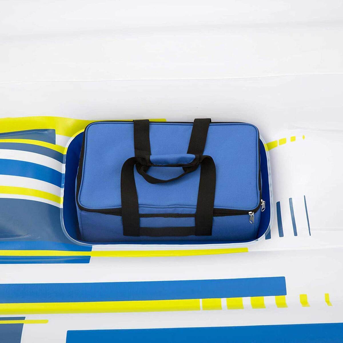 Bestway Hydro Force Tropical Breeze Island 6 Person Raft - White/Blue/Yellow Bestway Hydro Force Tropical Breeze Island 6 Person Raft - White/Blue/Yellow