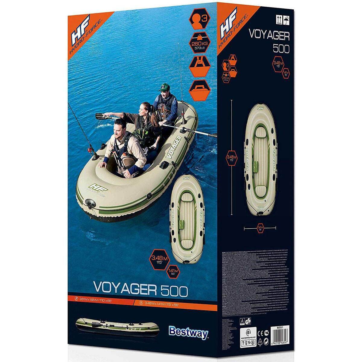 Bestway Hydro Force Voyager 500 Inflatable Raft Set - Tan/Green 3 Person Bestway Hydro Force Voyager 500 Inflatable Raft Set - Tan/Green 3 Person