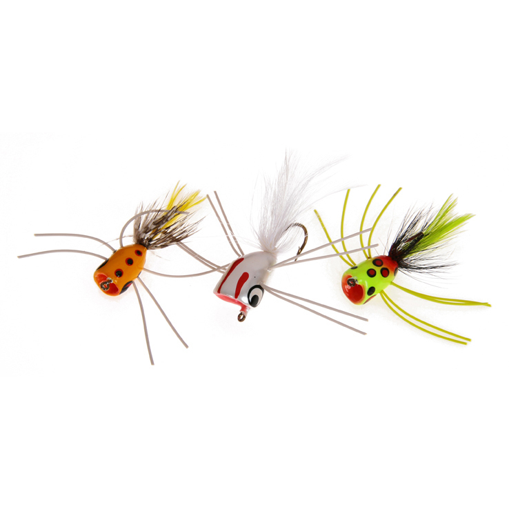 betts ice fishing lures for Bass Perch Walleye Pike crappie and bluegill Betts Bass Bug 1/0