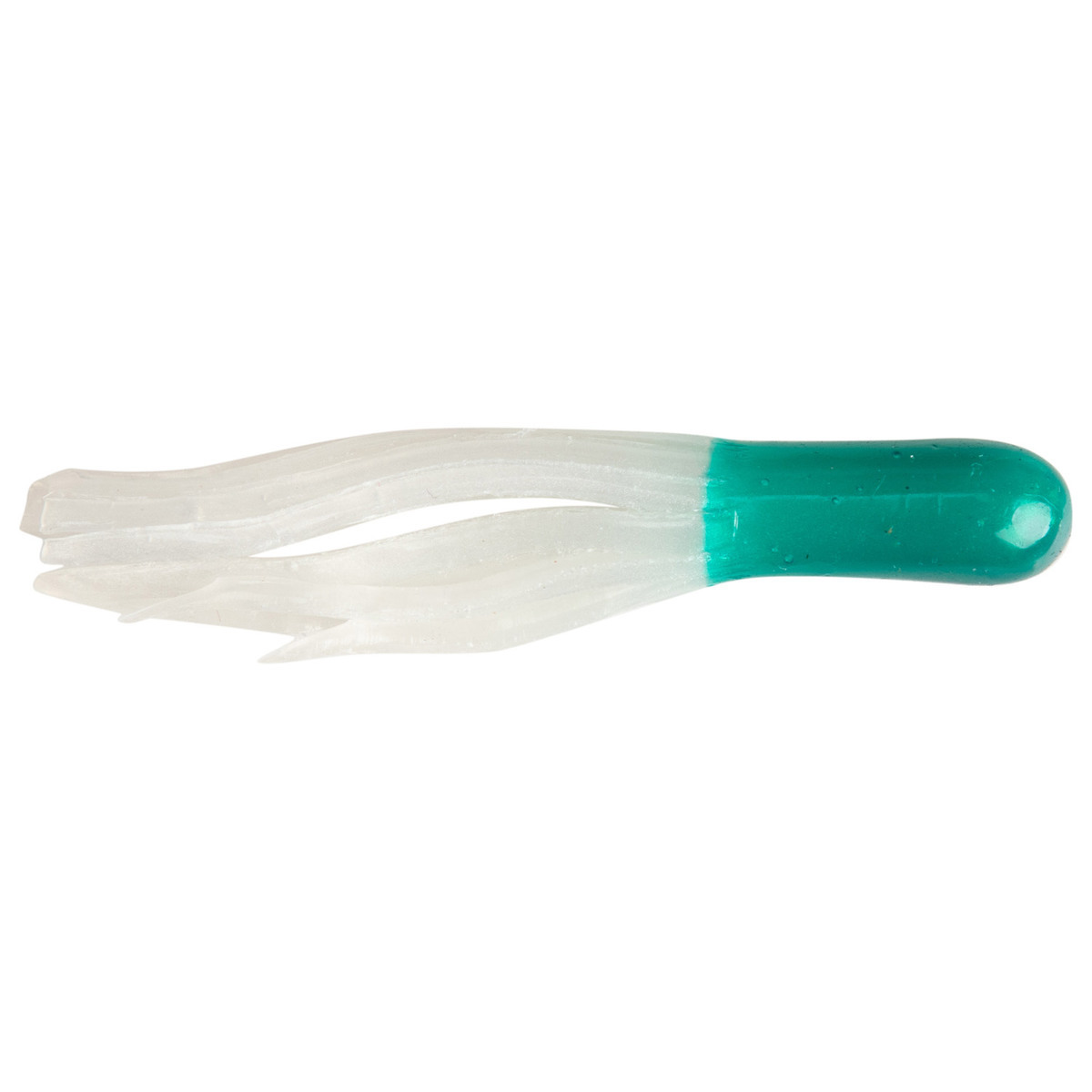 SOFT PLASTIC 2 1/2 FAN-TAIL SHAD FISH BAIT GREEN WITH SOFT PLASTIC 2 1/2 FAN-TAIL SHAD FISH BAIT GREEN WITH