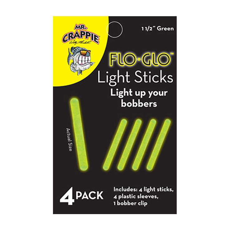 Betts Mr. Crappie Flo Glo Light Sticks - Green Betts Mr. Crappie Flo Glo Light Sticks - Green