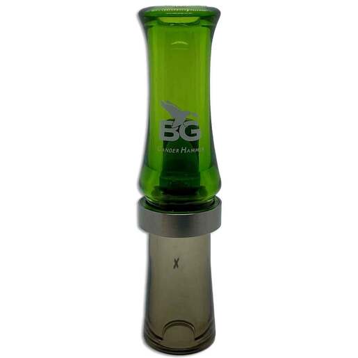 Buck Gardner Gander Hammer Poly Goose Call – Camo Green/Smoke