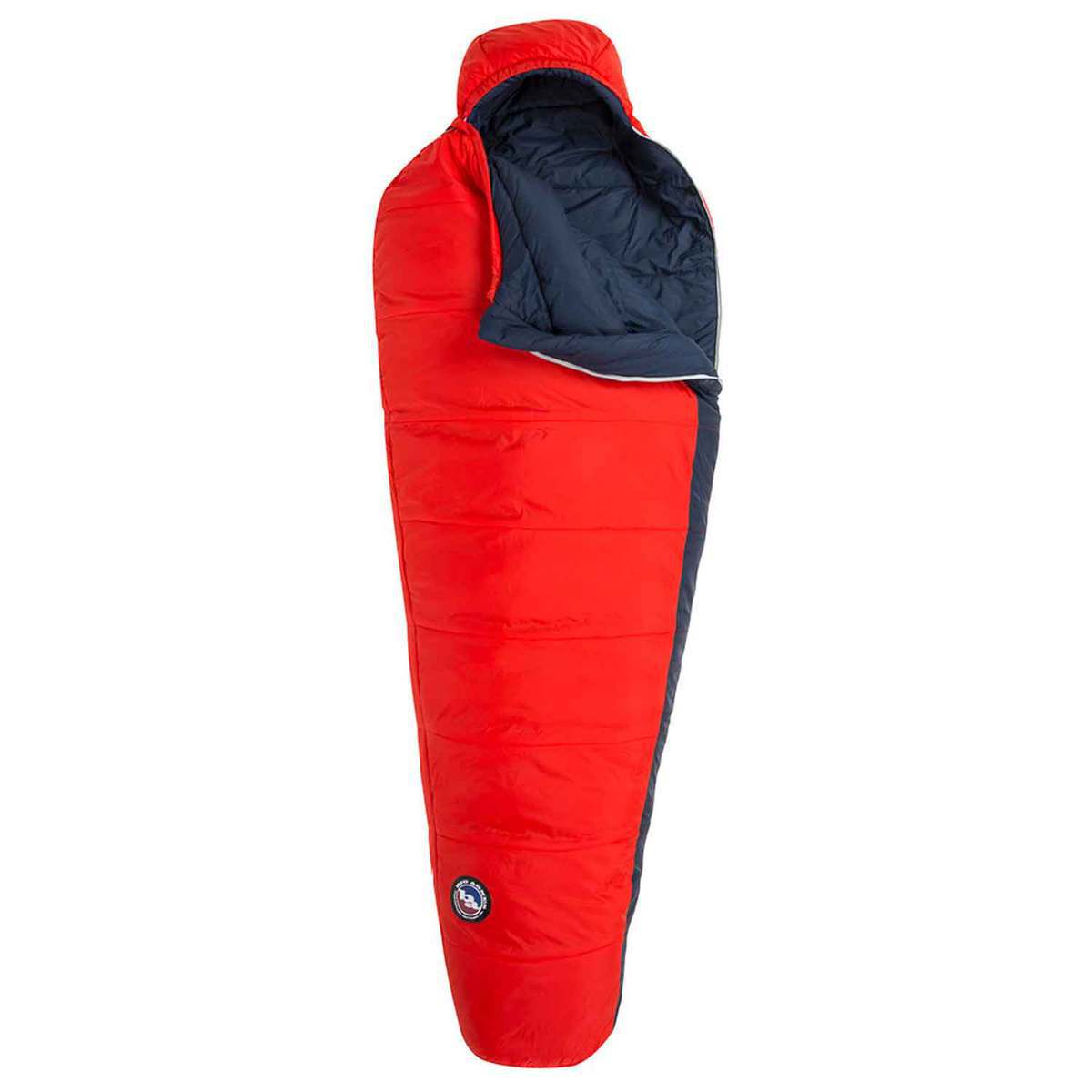 Big Agnes Buell 30 Degree Long Mummy Sleeping Bag - Red/Navy - Red/Navy Long Big Agnes Buell 30 Degree Long Mummy Sleeping Bag - Red/Navy - Red/Navy Long
