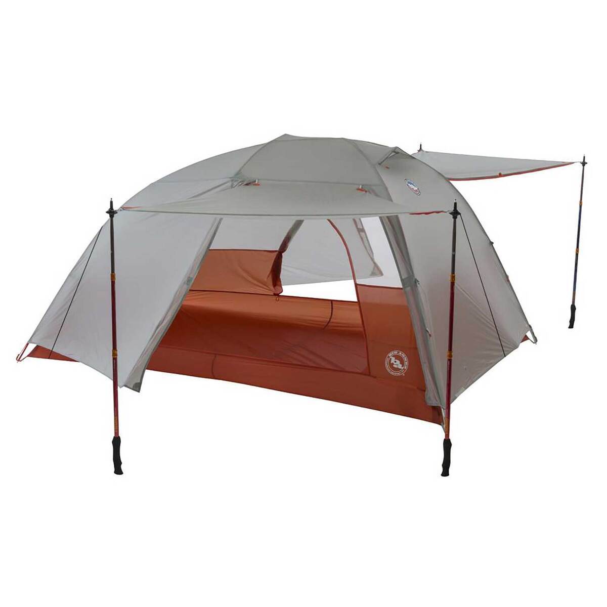 Big Agnes Copper Spur HV UL3 Long 3-Person Backpacking Tent - Silver/Orange - Silver/Orange Big Agnes Copper Spur HV UL3 Long 3-Person Backpacking Tent - Silver/Orange - Silver/Orange