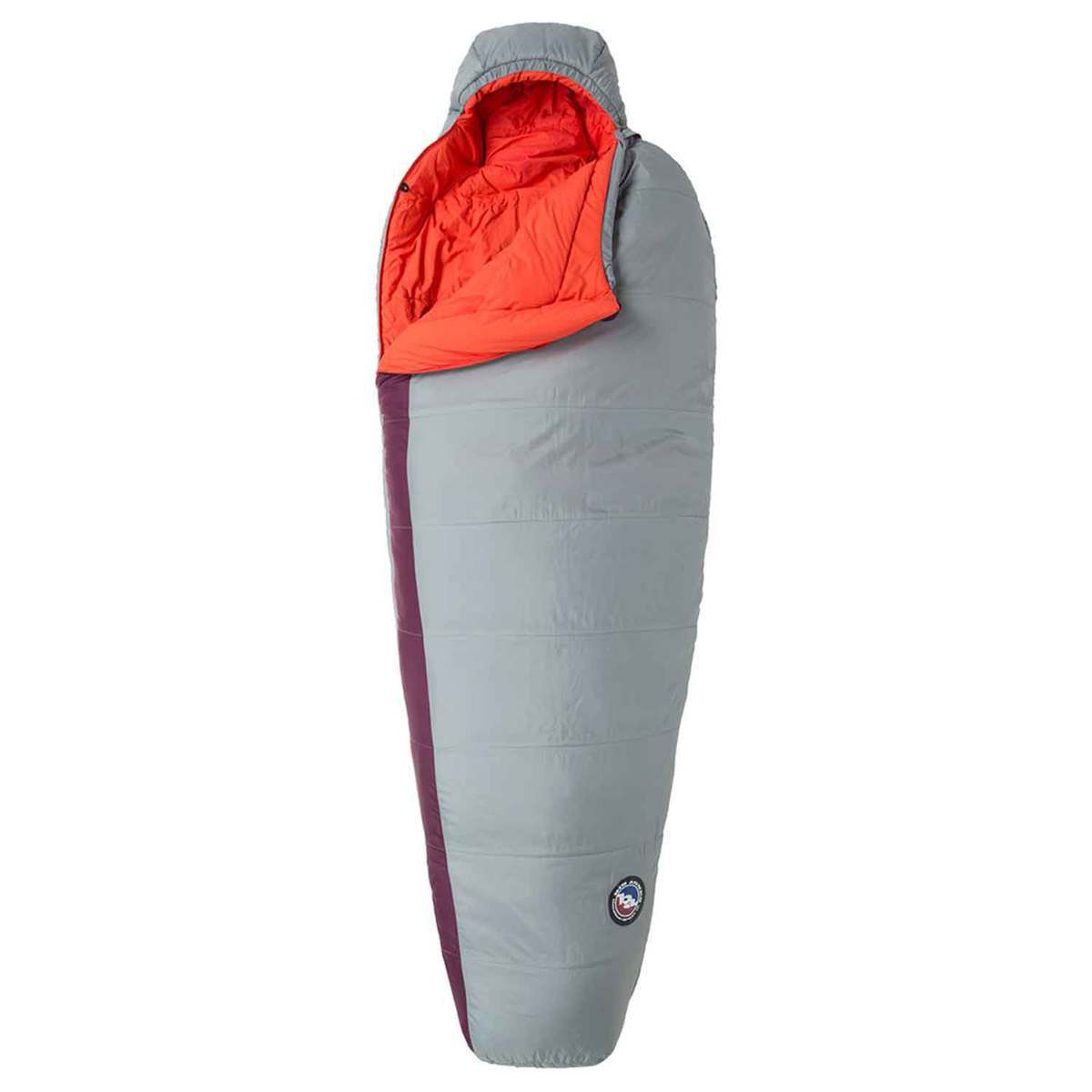 Big Agnes Elsie 15 Degree Short Mummy Sleeping Bag - Gray/Paprika - Gray/Paprika Short Big Agnes Elsie 15 Degree Short Mummy Sleeping Bag - Gray/Paprika - Gray/Paprika Short