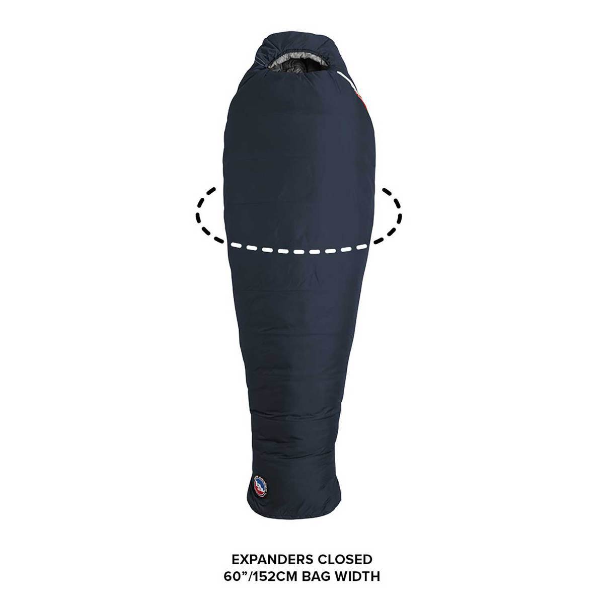 Big Agnes Torchlight Camp 20 Degree Long Mummy Sleeping Bag - Navy - Navy Long Big Agnes Torchlight Camp 20 Degree Long Mummy Sleeping Bag - Navy - Navy Long