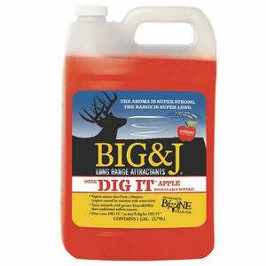 Big and J Deer Dig It Liquid - Apple - 1 Gallon