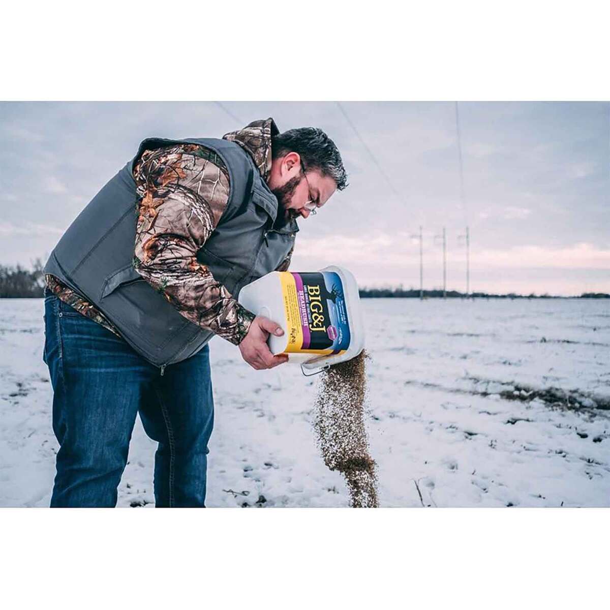Big and J Headrush Mineral Deer Attractant Bucket - 20lbs - 20lbs Big and J Headrush Mineral Deer Attractant Bucket - 20lbs - 20lbs