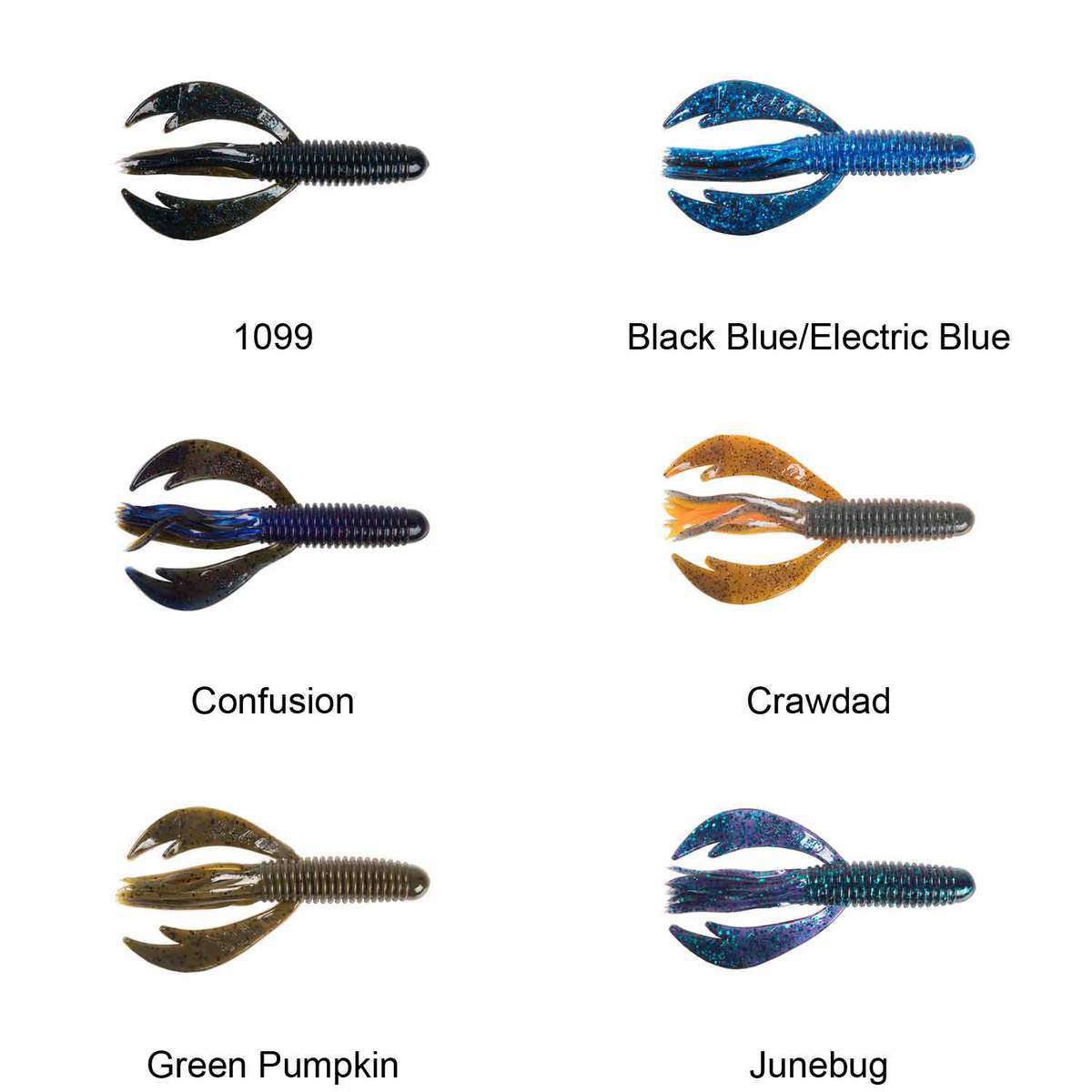 Big Bite Baits Swimming Craw Tube Creature Bait Big Bite Baits Swimming Craw Tube Creature Bait