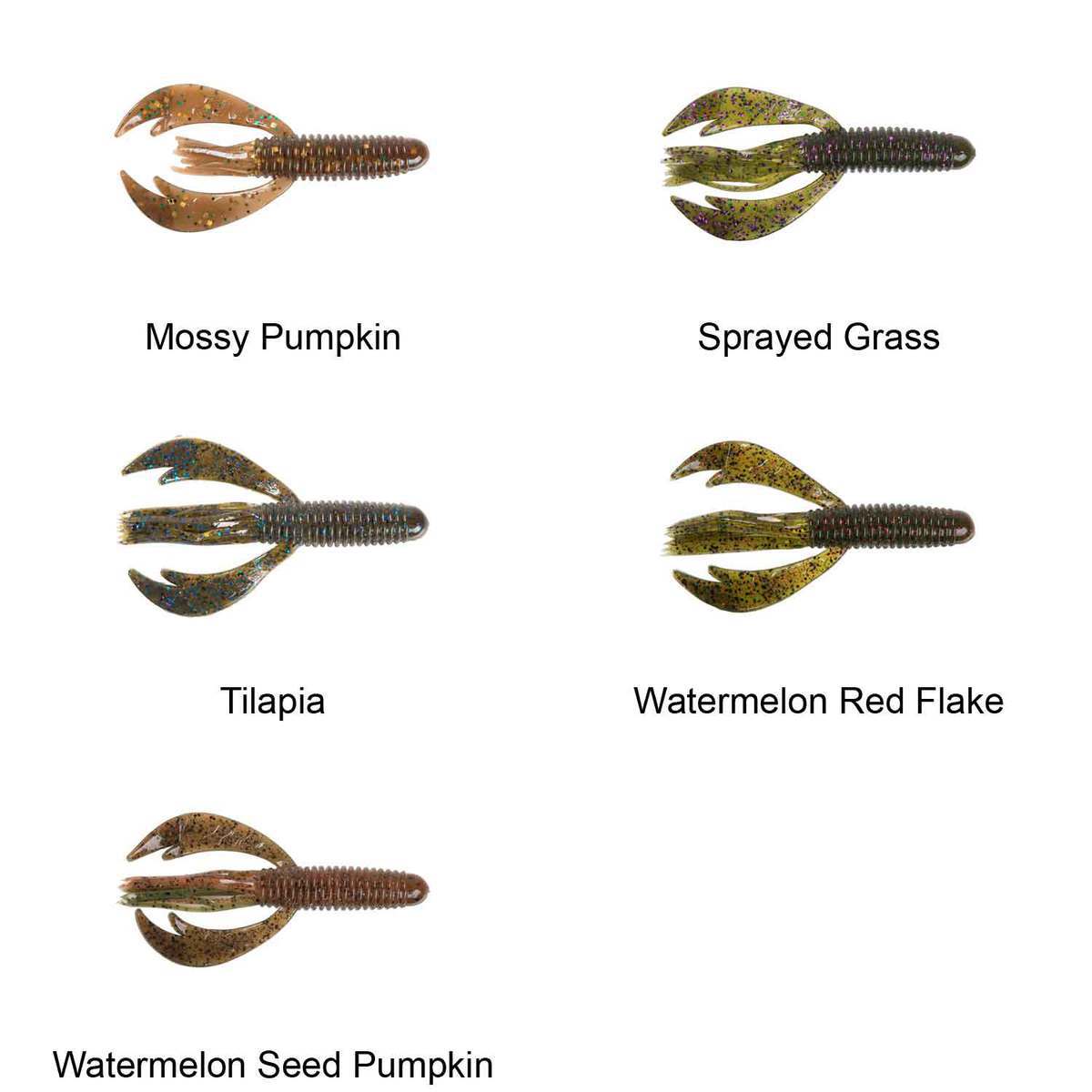 Big Bite Baits Swimming Craw Tube Creature Bait Big Bite Baits Swimming Craw Tube Creature Bait
