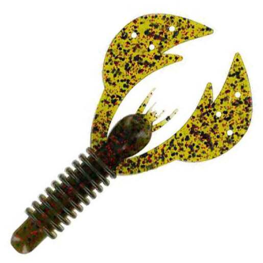 Big Bite Baits Kamikaze Craw Soft Craw Bait - Green Pumpkin