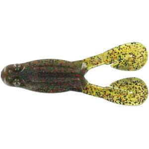 Big Bite Baits Tour Toad Soft Body Frog - Watermelon Red Flake, 4in