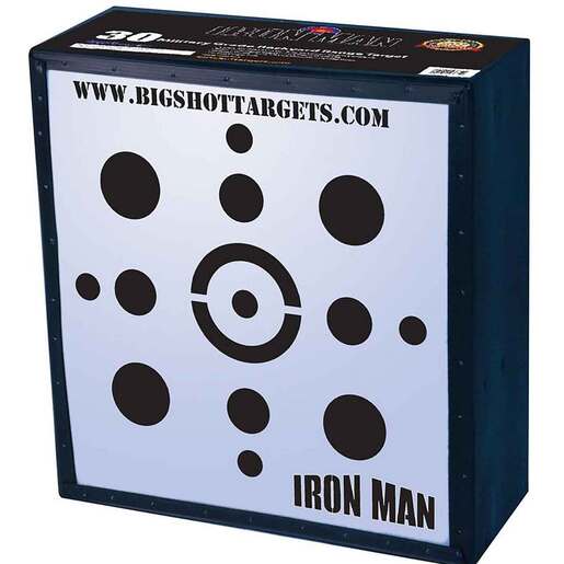 BIGshot Iron Man 30in Personal Range Block Target – Grey