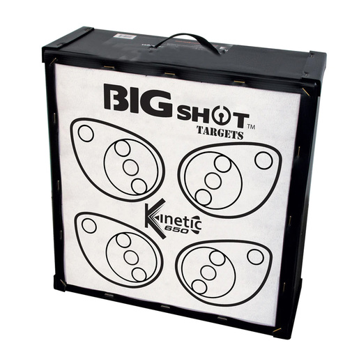 BIGshot Kinetic 650 Archery Target – Black/White 20in x 20in x 13in